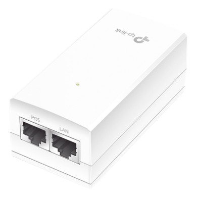 Inyector PoE Pasivo / 24V 12W / 2 puertos Gigabit / Montaje en pared /
