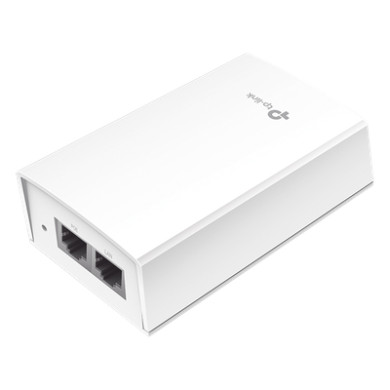 Inyector PoE Pasivo / 48V 24W / 2 puertos Gigabit / Montaje en Pared /