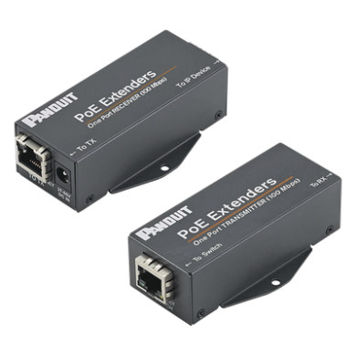 Extensor PoE/PoE+ / 10/100 Mbps / Alcance 610 m (2000 ft) / Cat5e o Ca