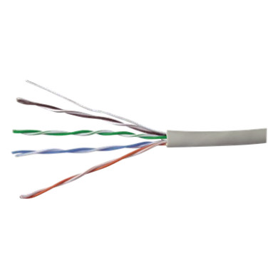 Bobina UTP / Cat 5e / 24 AWG / 305 m (1000 ft) / 4 pares / PVC CM / Co
