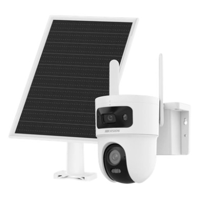 Cámara Solar IP Dual / 4 Megapixel / Doble Lente PT 4 mm + Fijo 2.8 mm