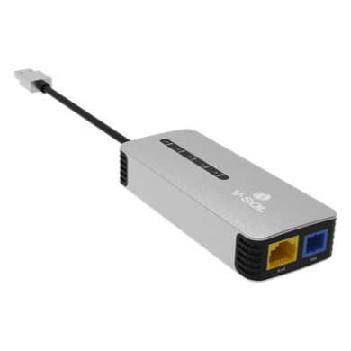 ONU Bridge Portátil / Dual GPON/EPON / 1 Puerto RJ45 2.5 Gbps / USB 3.