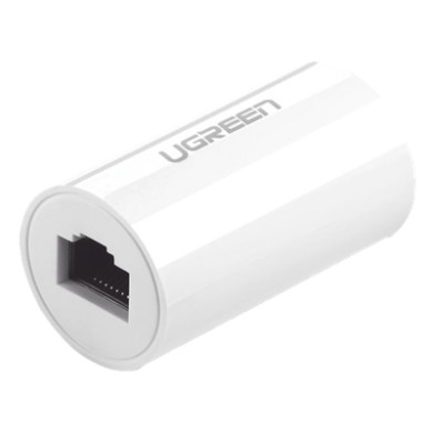 Acoplador RJ45 / Protección contra rayos / 1000Mbps / Cat7-Cat5e / POE