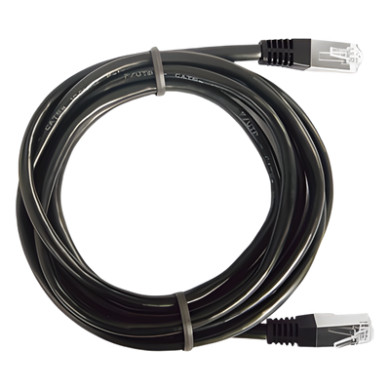 Cable de Parcheo / FTP Cat6 / 1.0m (3.28 ft) / 26 AWG / Blindado / Neg