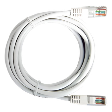 Cable de Parcheo UTP Cat5e / 2 m (6.56 ft) / 1 Gbps / Blanco