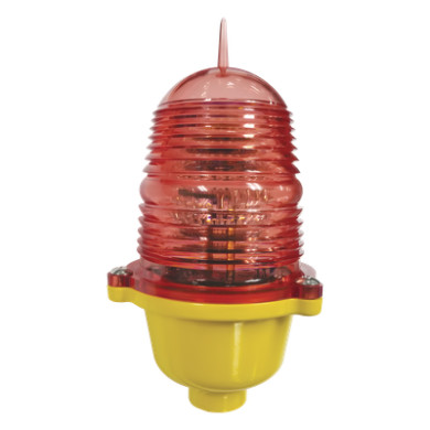 Estrobo LED de Obstrucción / Rojo / 32.5 cd / IP66 / 75-220 VCA / 100,