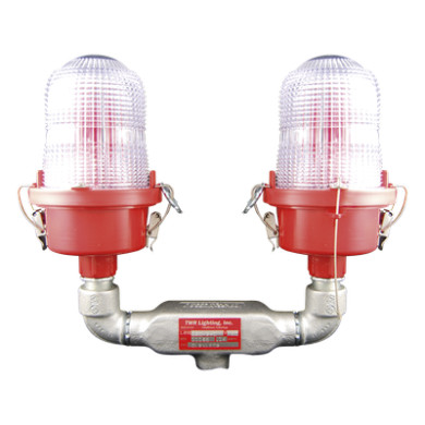 Lámpara de Obstrucción Aeronáutica / Luz Fija Tipo L-810 / Doble LED R