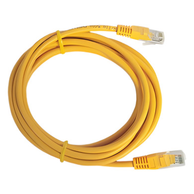 Cable de Parcheo UTP / Cat6 / 1 Metro (3.28 Pies) / Amarillo / 1 Gbps+