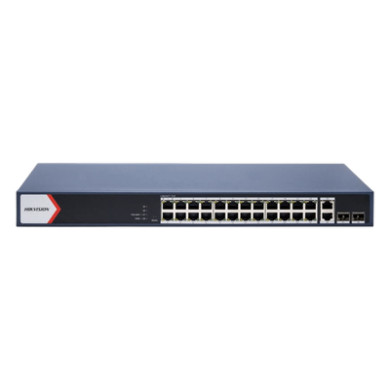 Switch PoE+ Administrable / 24 Puertos Gigabit / 2 Puertos Uplink Giga