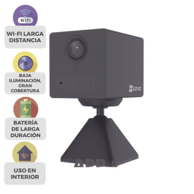 Cámara IP Wi-Fi / 2 Megapixel Full HD / Batería Recargable 2000 mAh / 