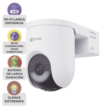 Cámara IP PT / 2K+ 4 Megapixel / Wi-Fi 6 + 4G LTE / Batería 5200 mAh /