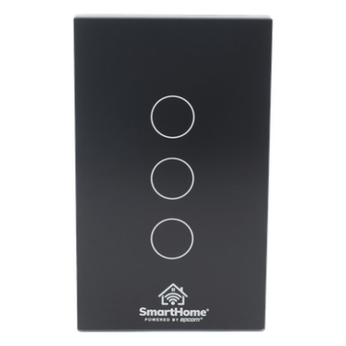 Apagador Inteligente Wi-Fi / 3 Circuitos / 2.4 GHz / 100V-250V / Contr