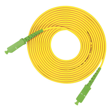Jumper de Fibra Óptica / SC/APC a SC/APC / Monomodo OS1/OS2 / Simplex 