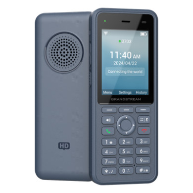 Teléfono IP Wi-Fi Inalámbrico / Wi-Fi 6 Doble Banda / IP69K / Batería 