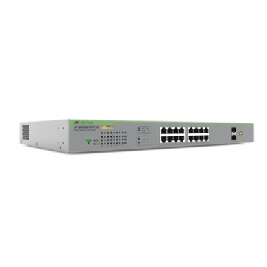 Switch PoE+ WebSmart / 16 Puertos Gigabit / 2 Puertos SFP Combo / 185 