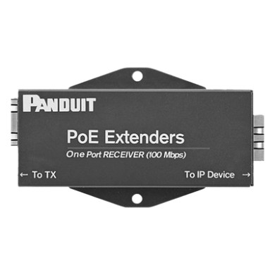 Receptor PoE/PoE+ / Hasta 610 m (2000 ft) / Cat5e/Cat6 / 10/100 Mbps /
