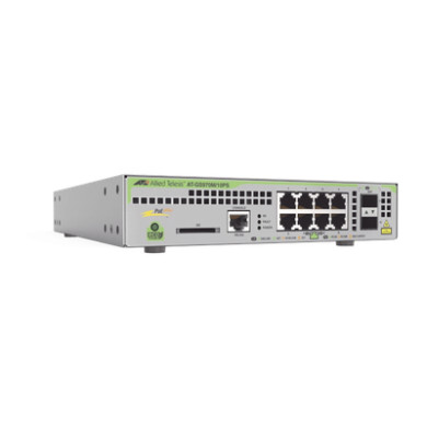 Switch PoE+ Administrable / 8 Puertos Gigabit / 2 SFP Uplink / 124 W P