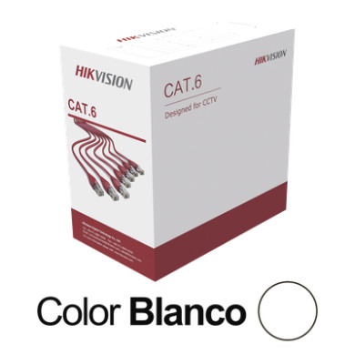 Bobina de Cable UTP / Cat 6 / 24 AWG / 305 m (1000 pies) / CCA / PVC C