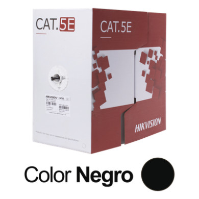Bobina de Cable UTP / Cat 5E / 24 AWG / 305 m (1000 pies) / PE Exterio