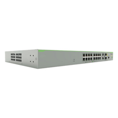 Switch PoE+ Administrable Capa 3 / 16 Puertos 10/100 Mbps / 2 Puertos 