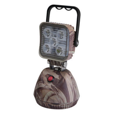 Lámpara de Trabajo LED / 650 Lúmenes / Batería Recargable 3-4 h / Mont