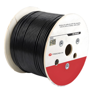 Cable UTP Cat5e / 4 Pares / 24 AWG / 305 m (1000 pies) / 100% Cobre / 