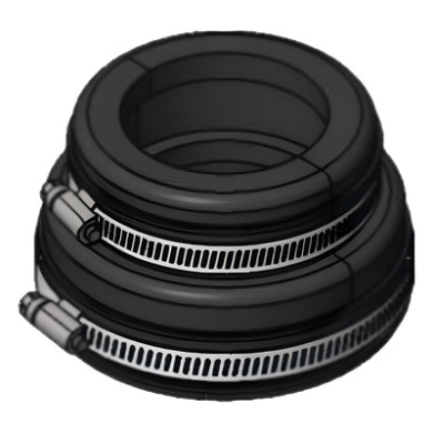 Bota de Caucho para Placa Pasamuro / 4" (101.6 mm) / EPDM Resistente a