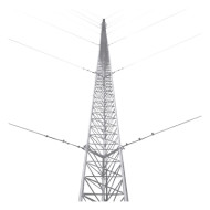 Torre Arriostrada de Piso / 27 m (88.6 ft) / 9 Tramos Modulares / Galv