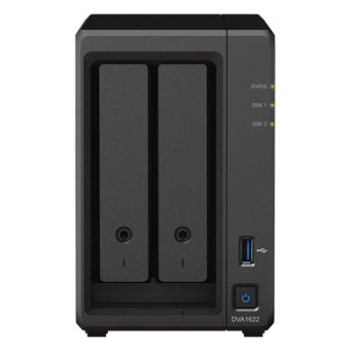 NVR Deep Learning / 2 Bahías / Intel Celeron Quad-Core 2.7 GHz / 6GB D