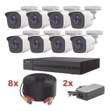 Kit de Videovigilancia TurboHD / DVR 8 Canales 1080p Lite / 8 Cámaras 