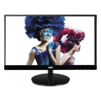 Monitor  LED de 27", Resolución 1920 x 1080 Pixeles con Entradas de Vi