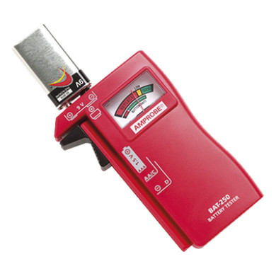 Probador de Baterías / 9 Vcc / 1.5 Vcc / AA-AAA-C-D / Aguja Analógica 
