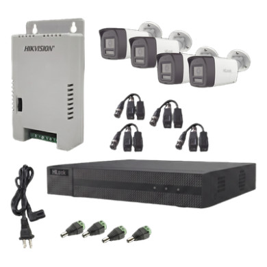 Kit de Videovigilancia TurboHD / 4 Canales + 1 IP / 2 Megapixel / Audi