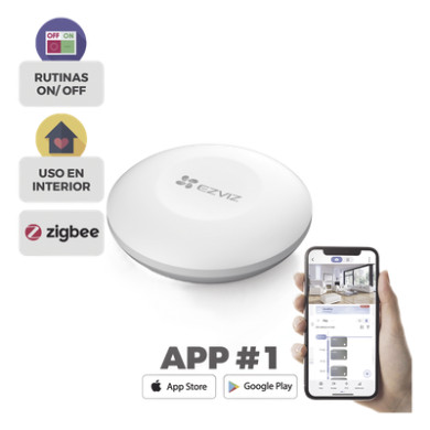 Botón de Emergencia Inalámbrico / Protocolo Zigbee / Batería CR2032 1.