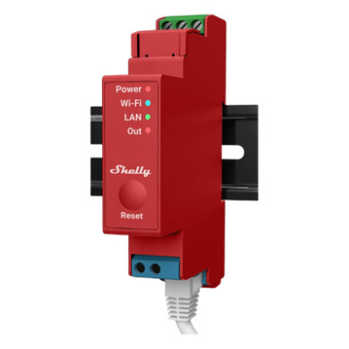 Relevador / Interruptor inteligente WiFi/Ethernet/Bluetooth / 1 canal 