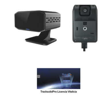 Dashcam Dual IP / 4G / ADAS / DMS con IA / Comunicación Bidireccional 