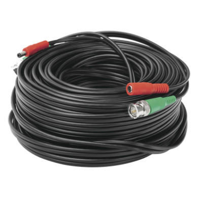 Cable Coaxial BNC RG59 con Alimentación / SIAMES / 30 Metros (98.43 Pi