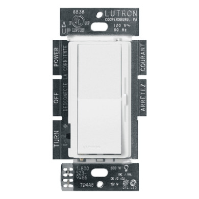 Atenuador de Pared / LED/CFL 150 W / Incandescente 600 W / Un Polo o 3