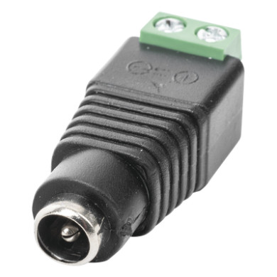 Adaptador de Alimentación DC / Jack Hembra 3.5 mm / Terminales Tornill