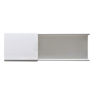 Canaleta de PVC / 48 x 16 mm / 2.5 m (8.2 ft) / Auto-extinguible / Sin