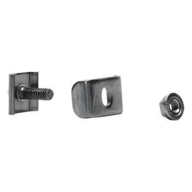 Kit de unión para charola / Clema mediana / Tornillo encastrado / Acab