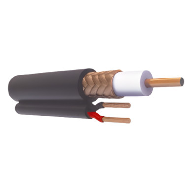 Cable Coaxial Siames / 305 m (1000 ft) / RG59 / CCA 90% / 20 AWG / Cob