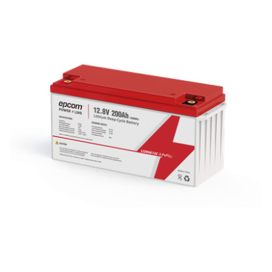 Batería LiFePO4 Ciclo Profundo / 12.8 Vcc / 200 Ah / Descarga 200 A / 
