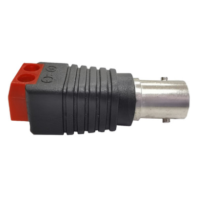 Conector Adaptador / BNC Hembra a Terminales Tipo Tornillo / 5.5 x 2.5