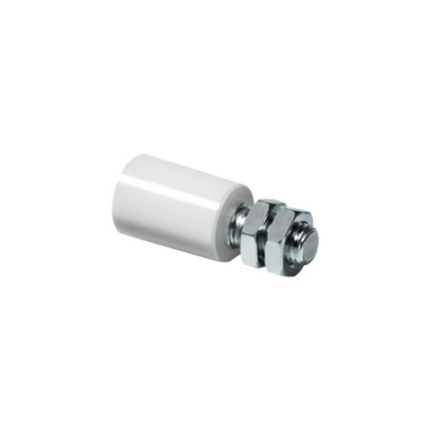 Rodillo de Nylon 30mm / Con Cuerpo de Acero Galvanizado Resistente a l