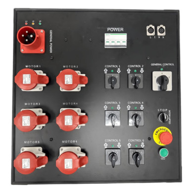 Controlador de Polipastos Eléctricos de Control Directo |6 Vías | Trif