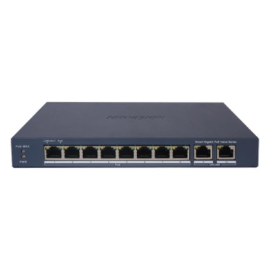 Switch PoE+ Administrable / 8 Puertos Gigabit PoE+ / 2 Puertos Uplink 