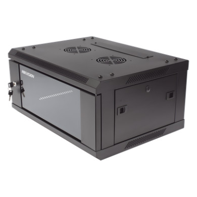 Gabinete de Montaje en Pared / 4 Unidades de Rack / 19" / Cristal Temp