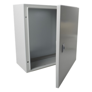 Gabinete de Acero IP66 / 400x400x200 mm / IK10 / Placa Trasera Galvani