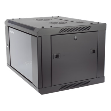 Gabinete de Montaje / 6 Unidades de Rack / 19" / Carga 40 kg / Puerta 